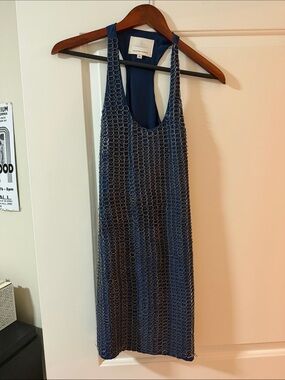 Madison Marcus Statement Embellished Tunic Dress